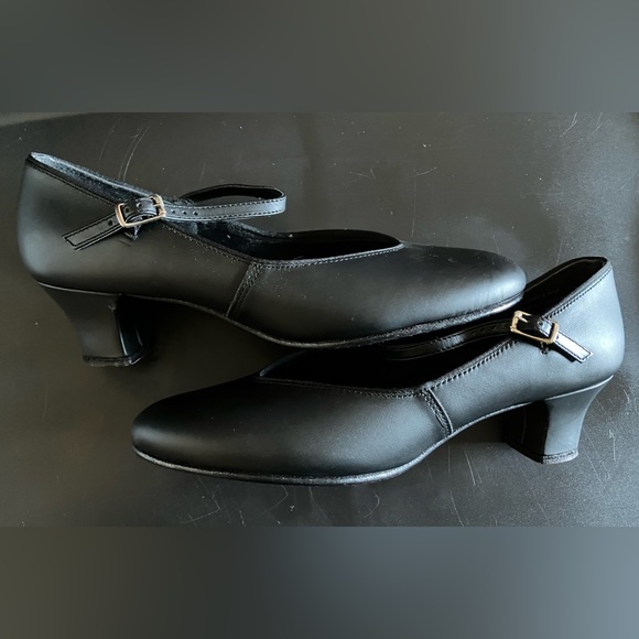 Capezio Black Character Shoes - Picture 4 of 5